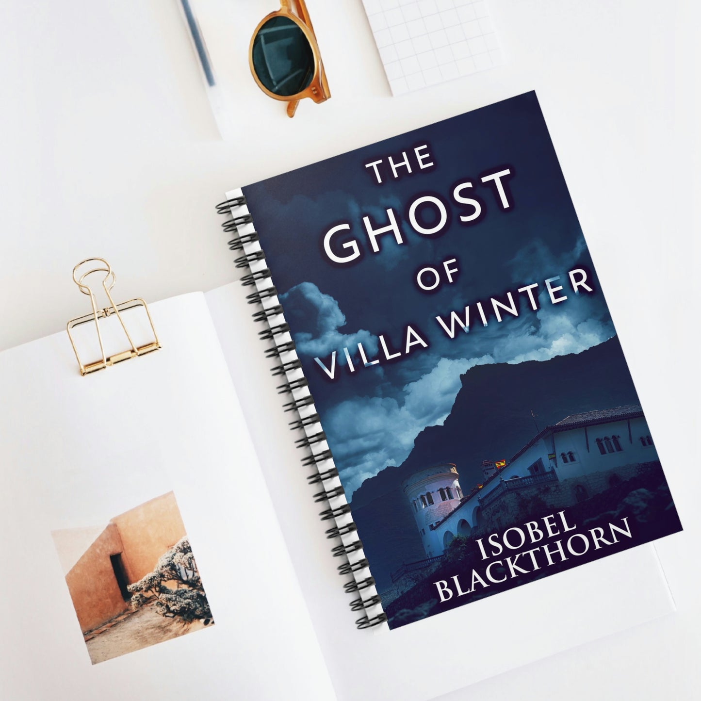 The Ghost Of Villa Winter - Spiral Notebook