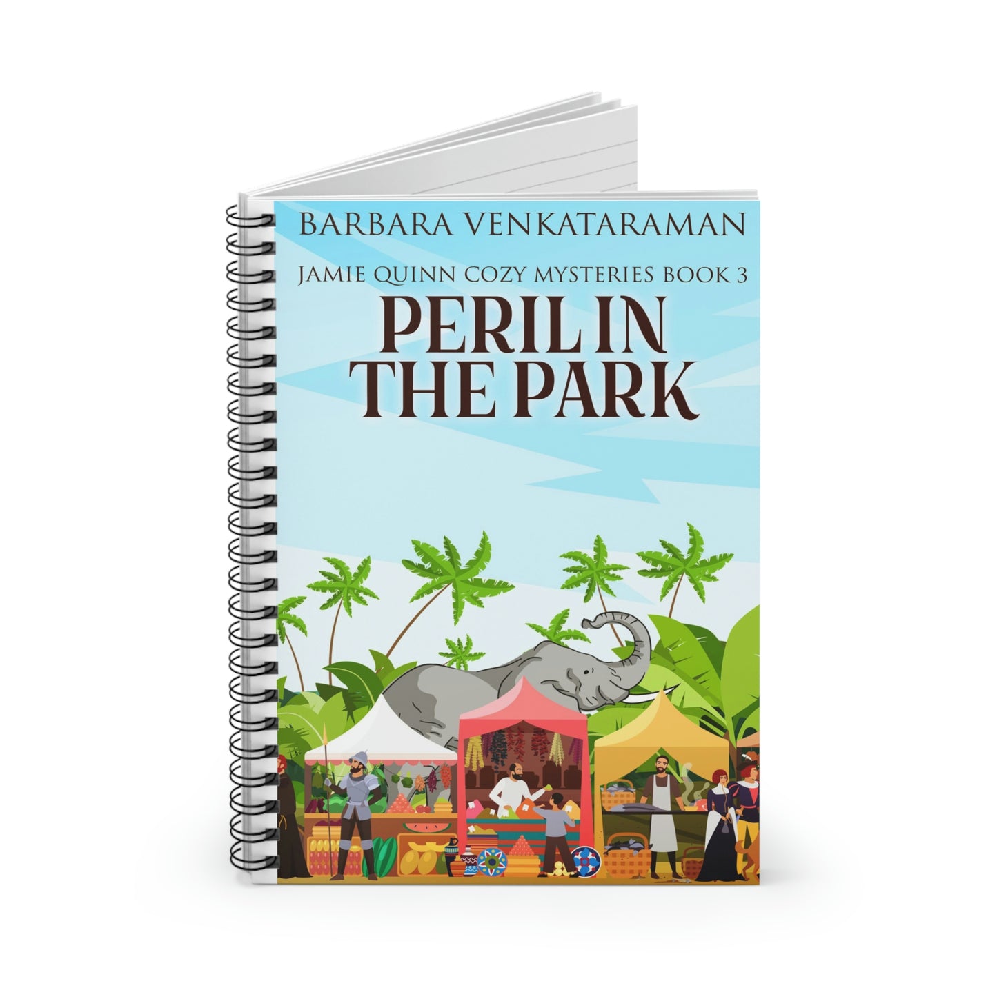 Peril In The Park - Spiral Notebook