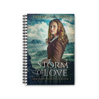 Storm Of Love - Spiral Notebook
