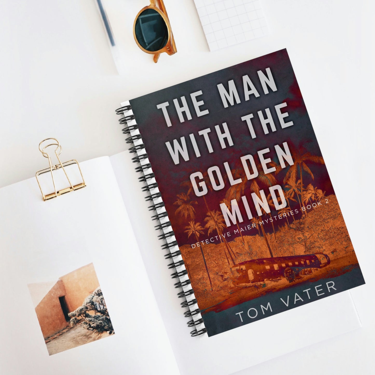 The Man With The Golden Mind - Spiral Notebook