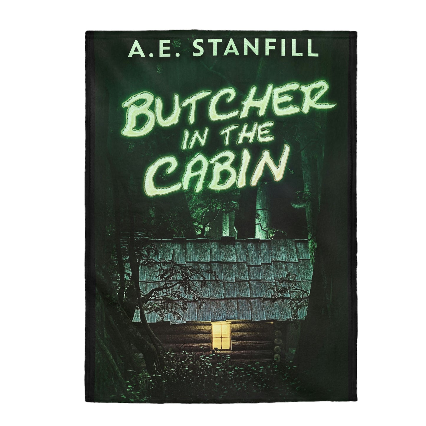 Butcher In The Cabin - Velveteen Plush Blanket