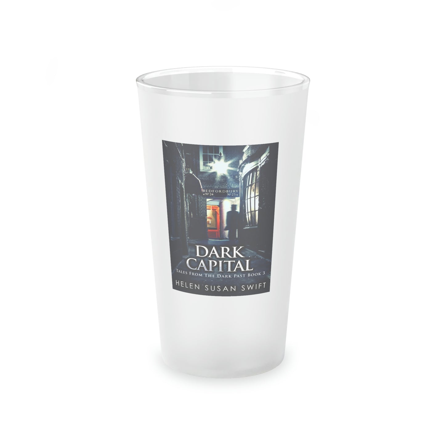 Dark Capital - Frosted Pint Glass