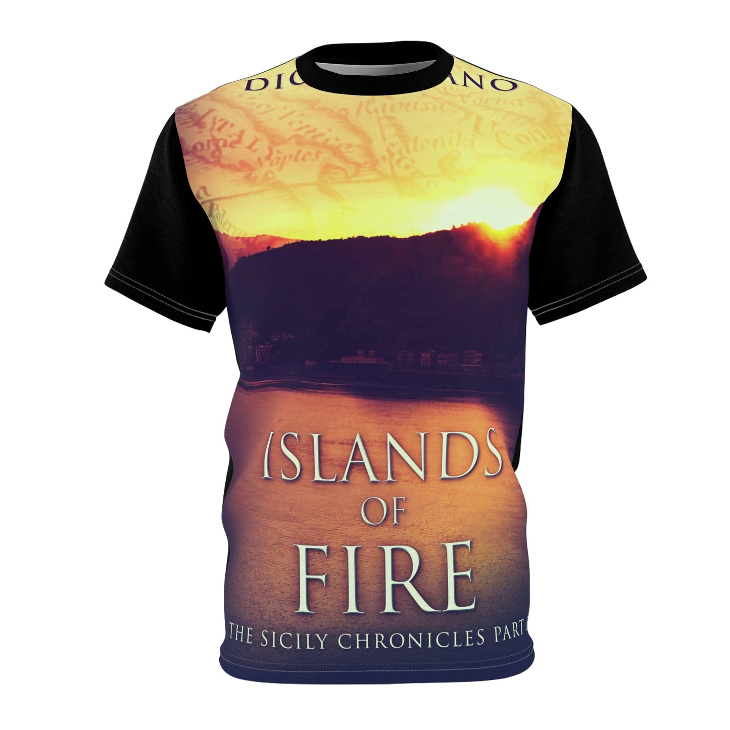 Islands Of Fire - Unisex All-Over Print Cut & Sew T-Shirt