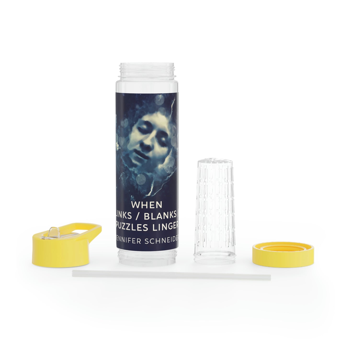 When Links / Blanks / Puzzles Linger - Infuser Water Bottle