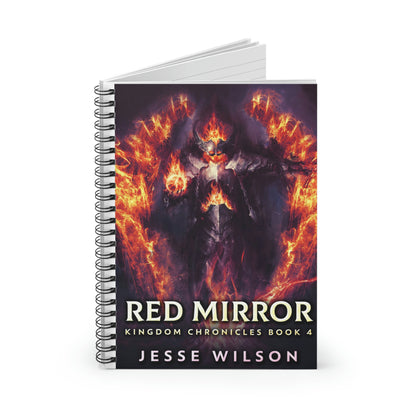 Red Mirror - Spiral Notebook