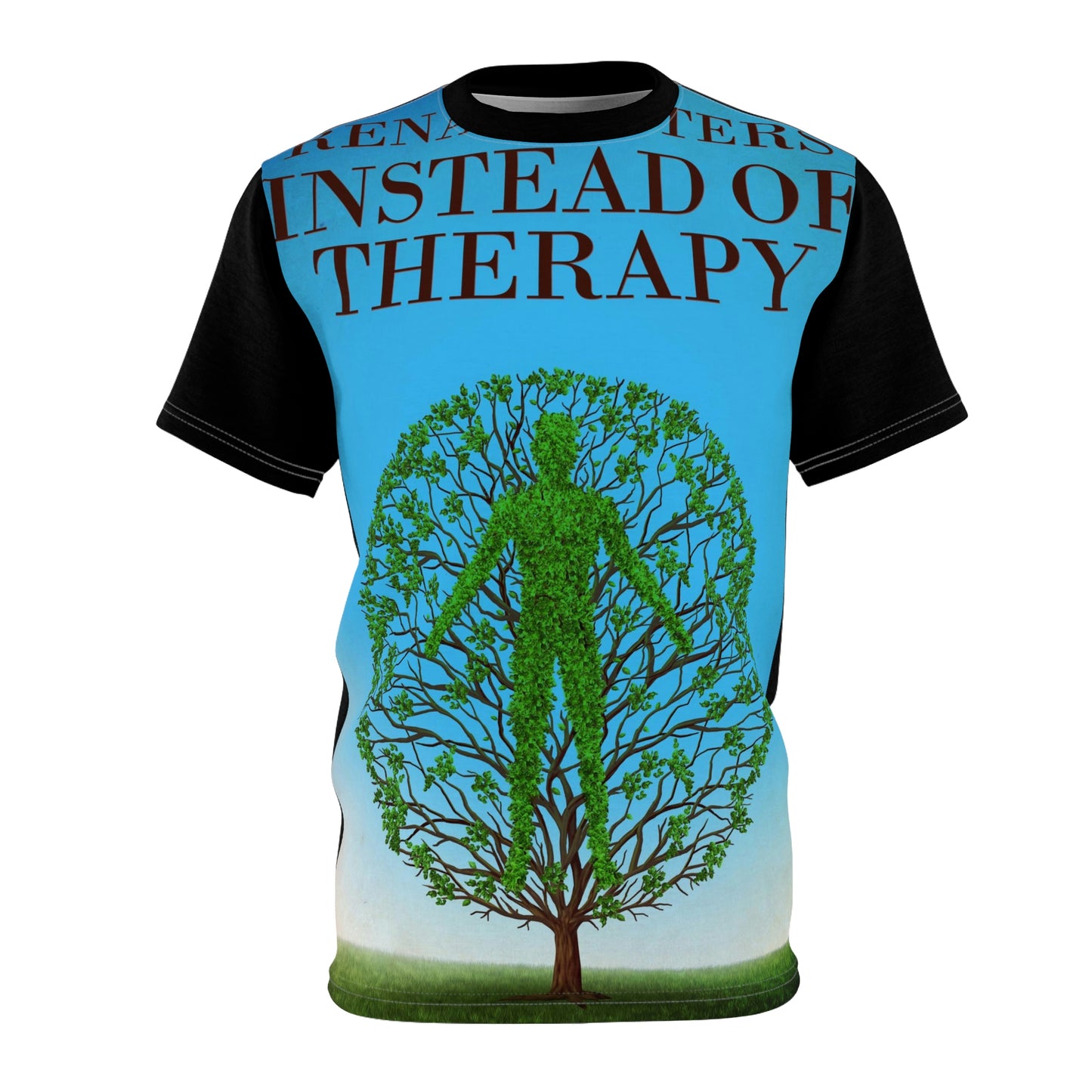Instead Of Therapy - Unisex All-Over Print Cut & Sew T-Shirt