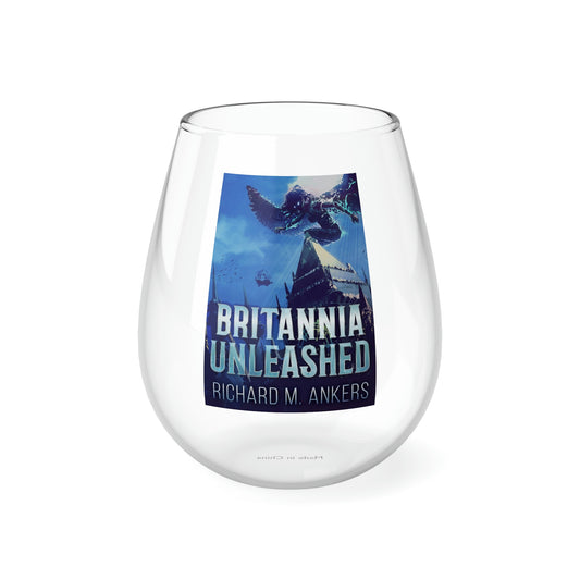 Britannia Unleashed - Stemless Wine Glass, 11.75oz