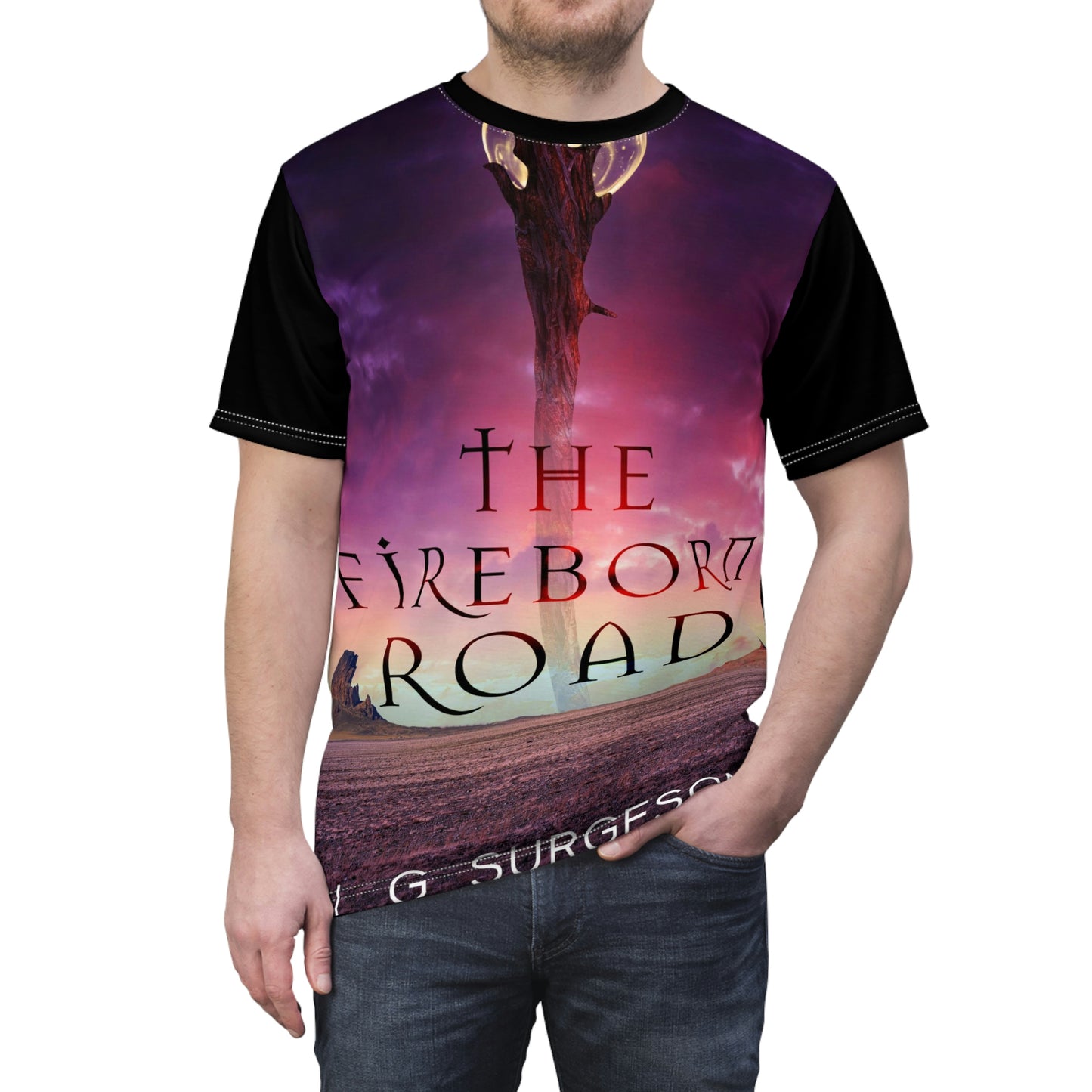 The Fireborn Road - Unisex All-Over Print Cut & Sew T-Shirt