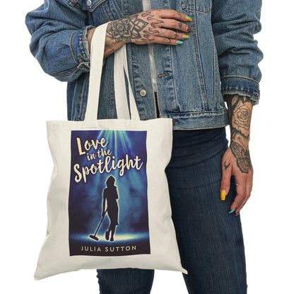 Love In The Spotlight  - Natural Tote Bag