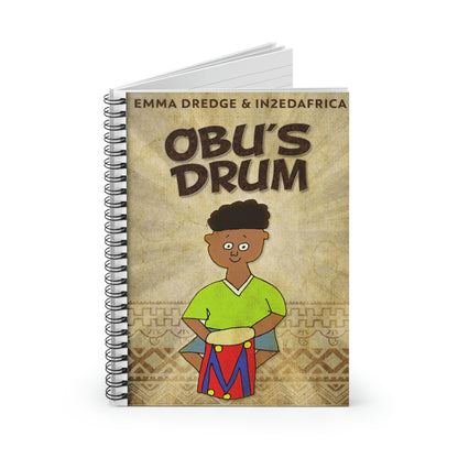 Obu's Drum - Spiral Notebook