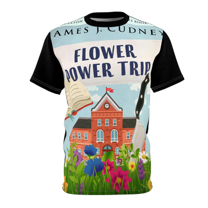 Flower Power Trip - Unisex All-Over Print Cut & Sew T-Shirt