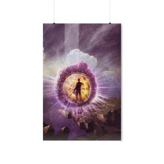 Entering The Portal - Matte Poster