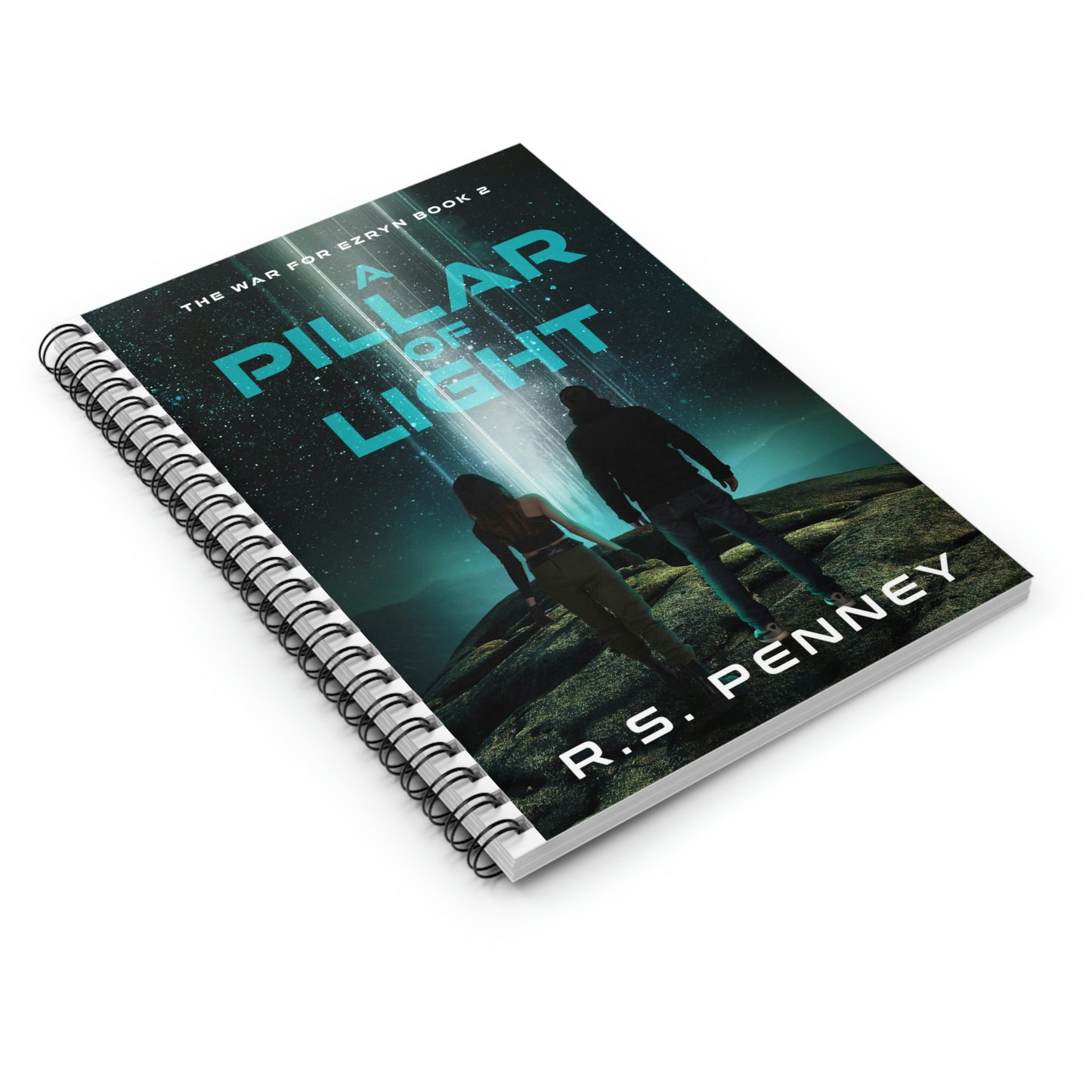 A Pillar Of Light - Spiral Notebook