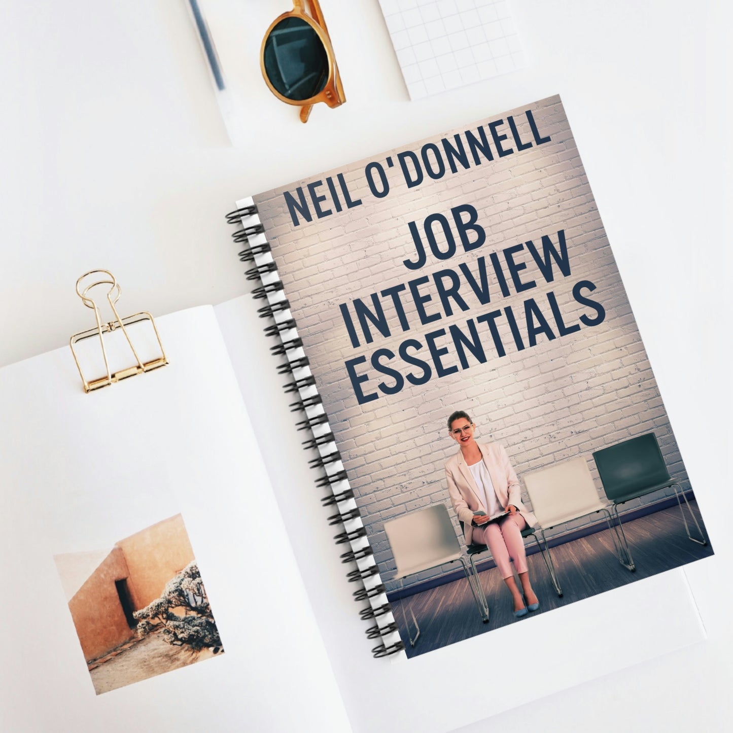 Job Interview Essentials - Spiral Notebook