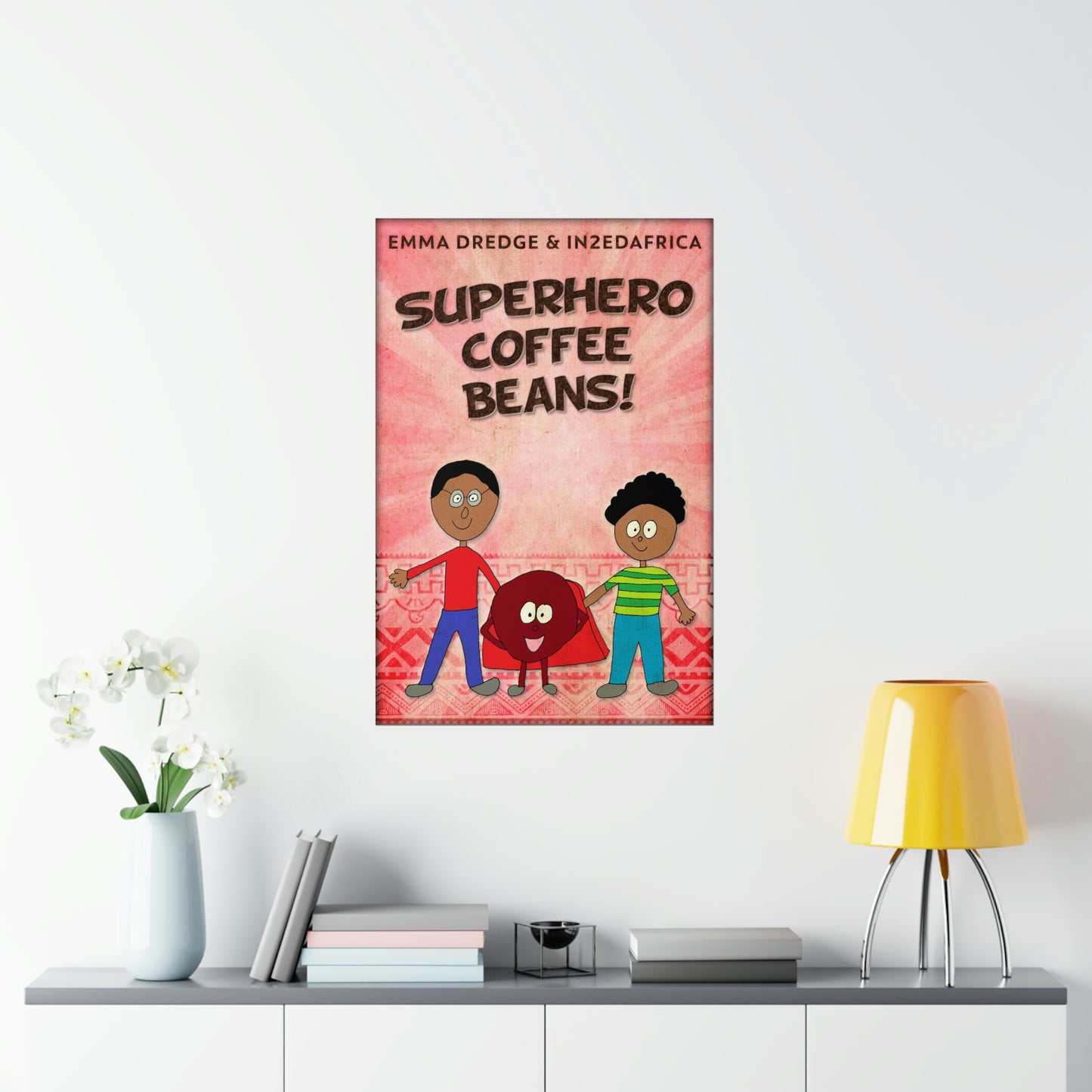 Superhero Coffee Beans! - Matte Poster