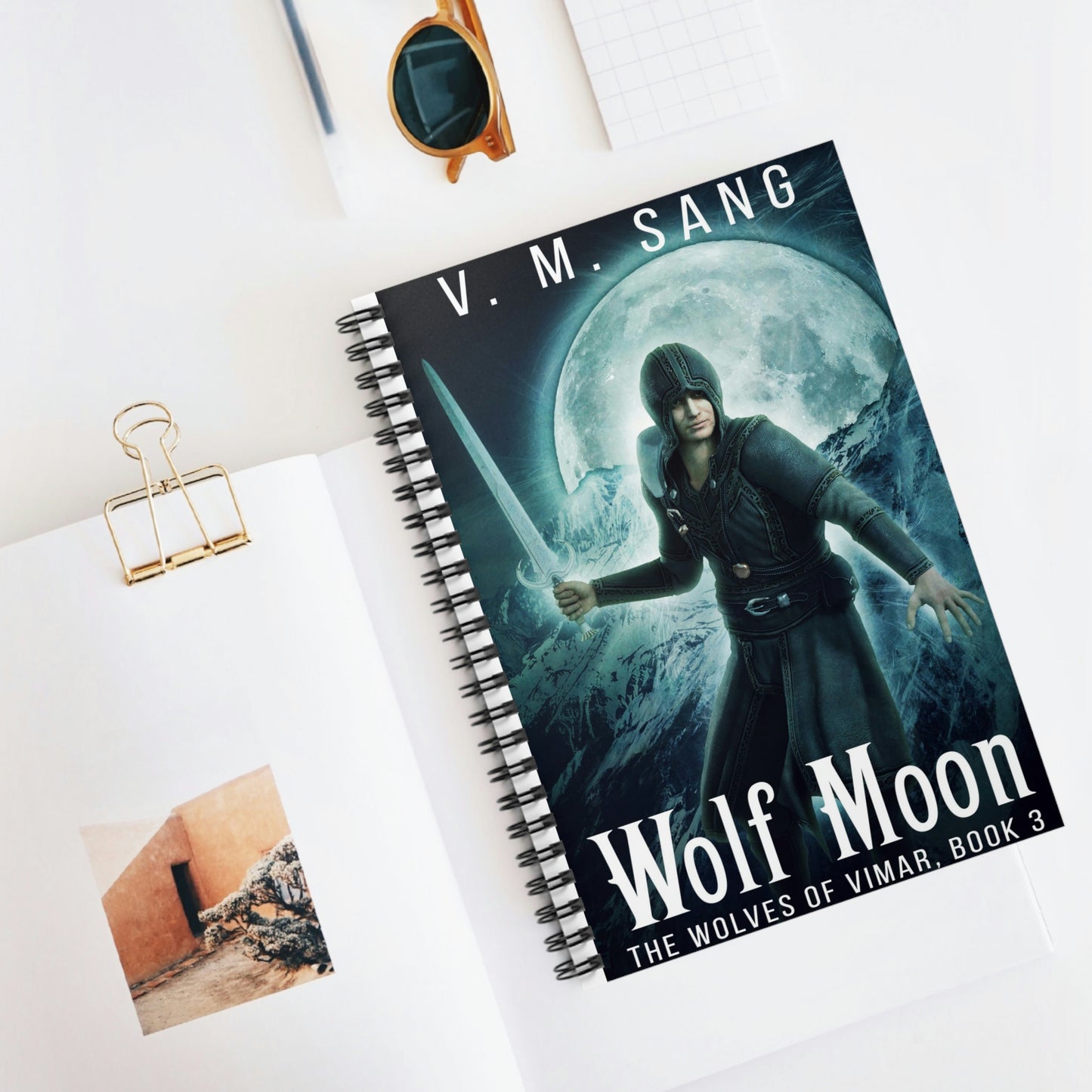 Wolf Moon - Spiral Notebook