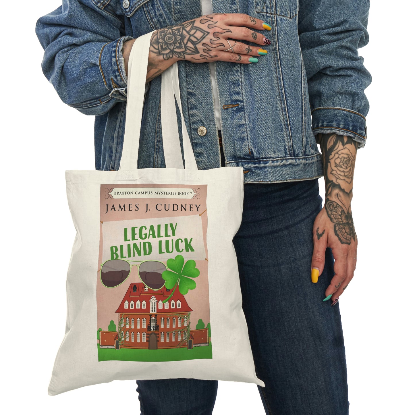 Legally Blind Luck - Natural Tote Bag