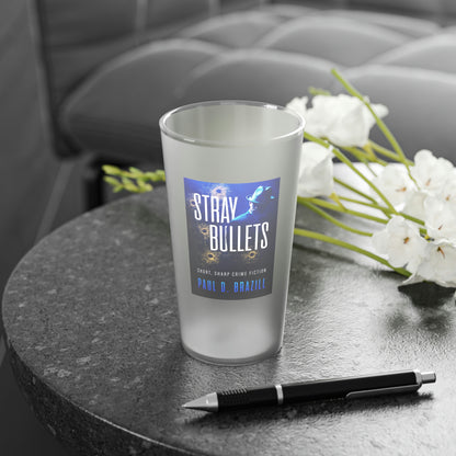 Stray Bullets - Frosted Pint Glass