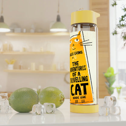 The Adventures Of A Travelling Cat - Infuser Water Bottle