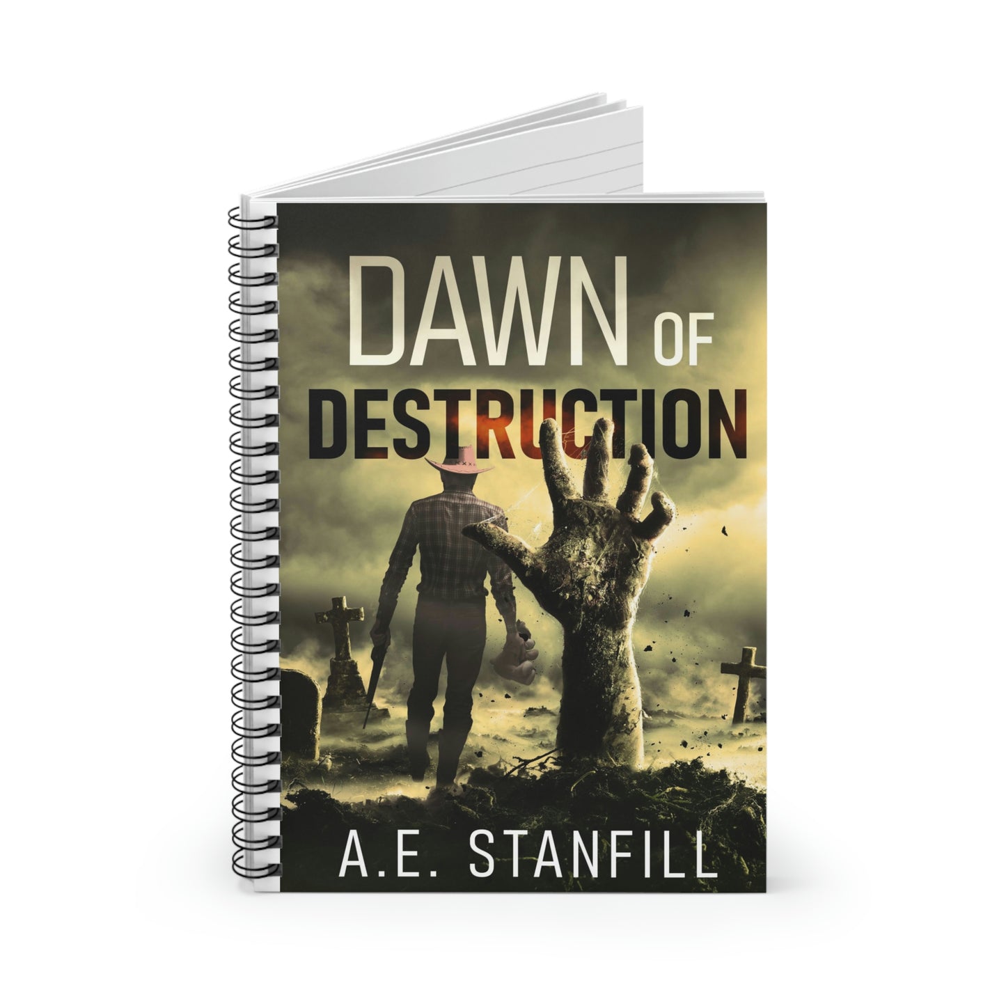 Dawn Of Destruction - Spiral Notebook