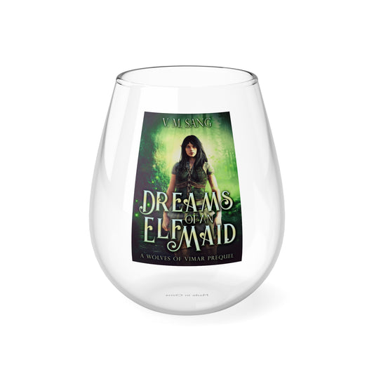 Dreams Of An Elf Maid - Stemless Wine Glass, 11.75oz