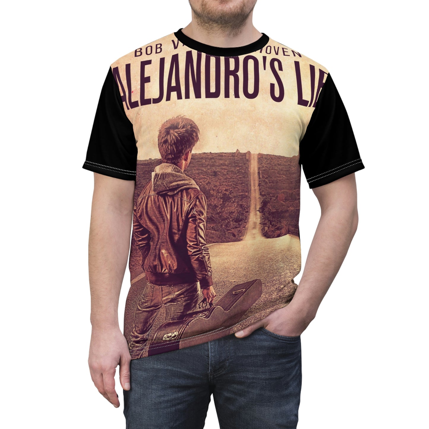 Alejandro???s Lie - Unisex All-Over Print Cut & Sew T-Shirt