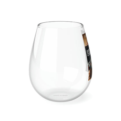 A Brother's Obsession - Stemless Wine Glass, 11.75oz