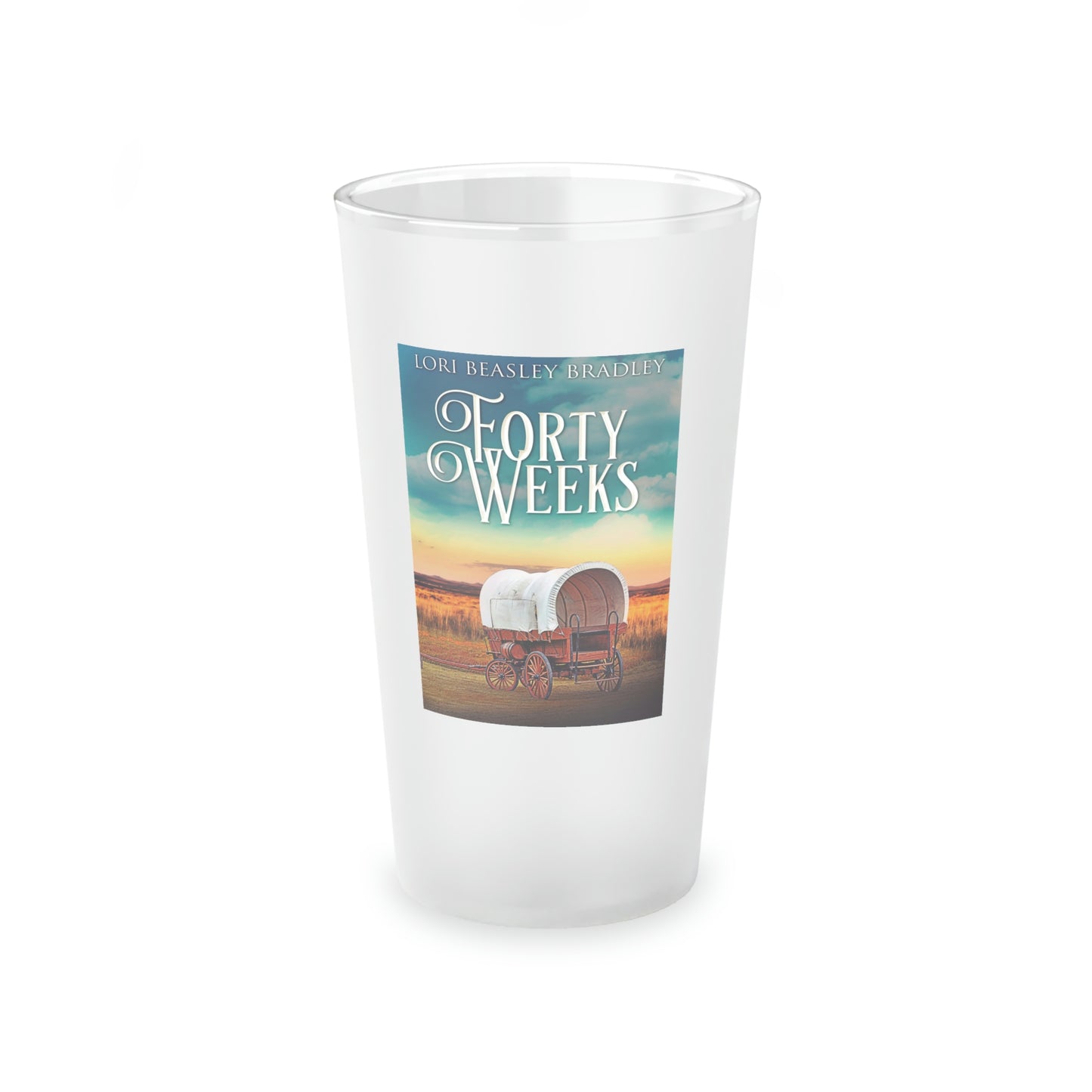 Forty Weeks - Frosted Pint Glass