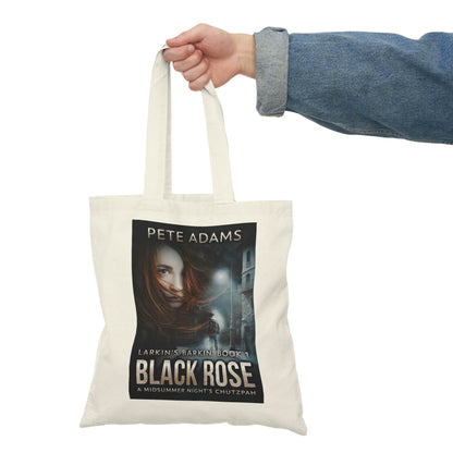 Black Rose - Natural Tote Bag