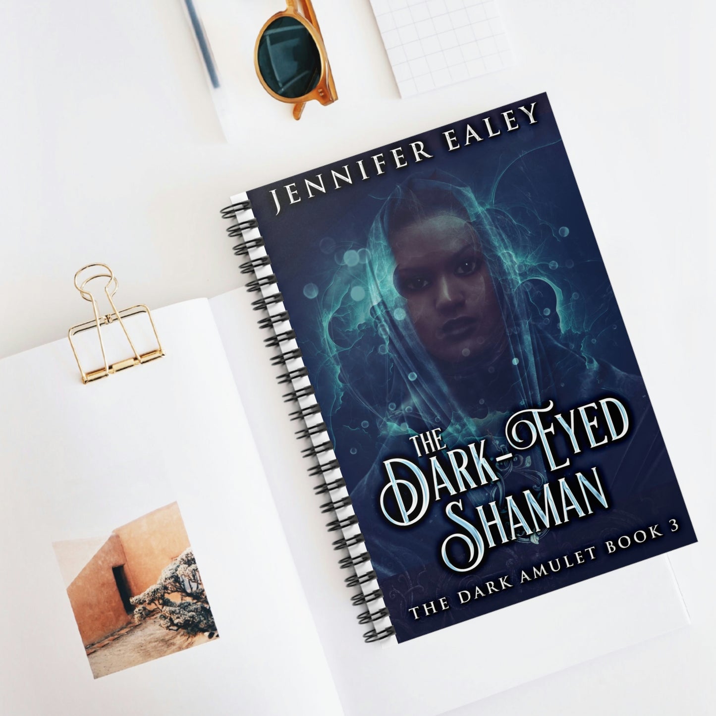 The Dark-Eyed Shaman - Spiral Notebook