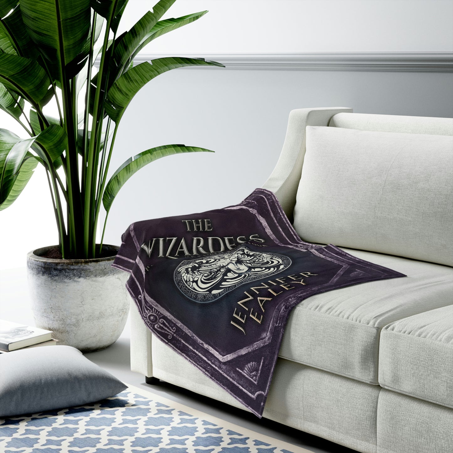The Wizardess - Velveteen Plush Blanket