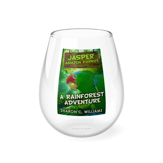 A Rainforest Adventure - Stemless Wine Glass, 11.75oz