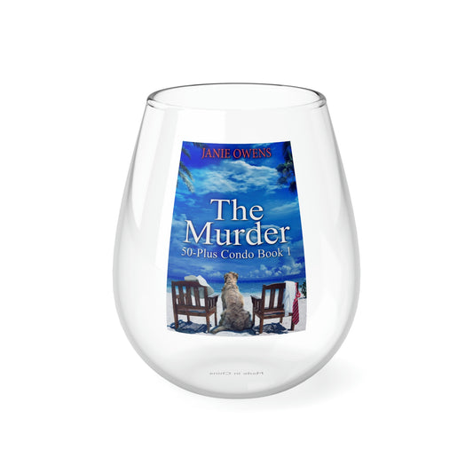 The Murder - Stemless Wine Glass, 11.75oz