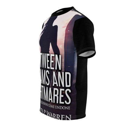 Between Dreams and Nightmares - Unisex All-Over Print Cut & Sew T-Shirt
