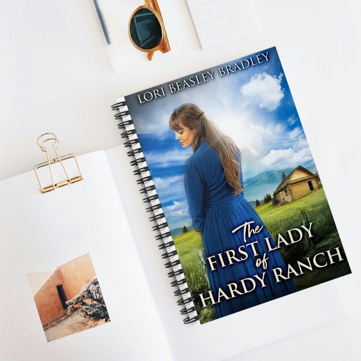 The First Lady Of Hardy Ranch - Spiral Notebook
