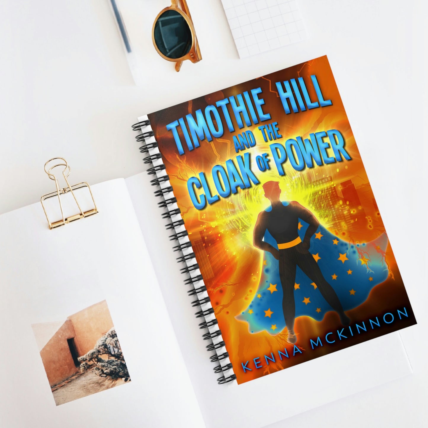 Timothie Hill and the Cloak of Power - Spiral Notebook