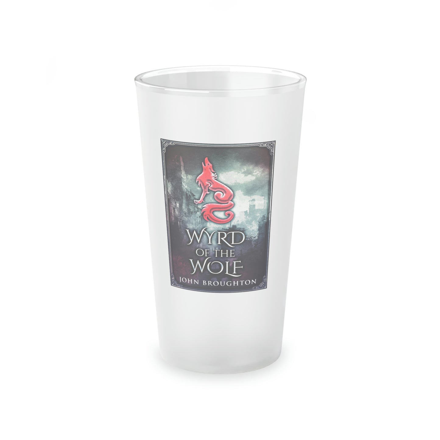 Wyrd Of The Wolf - Frosted Pint Glass