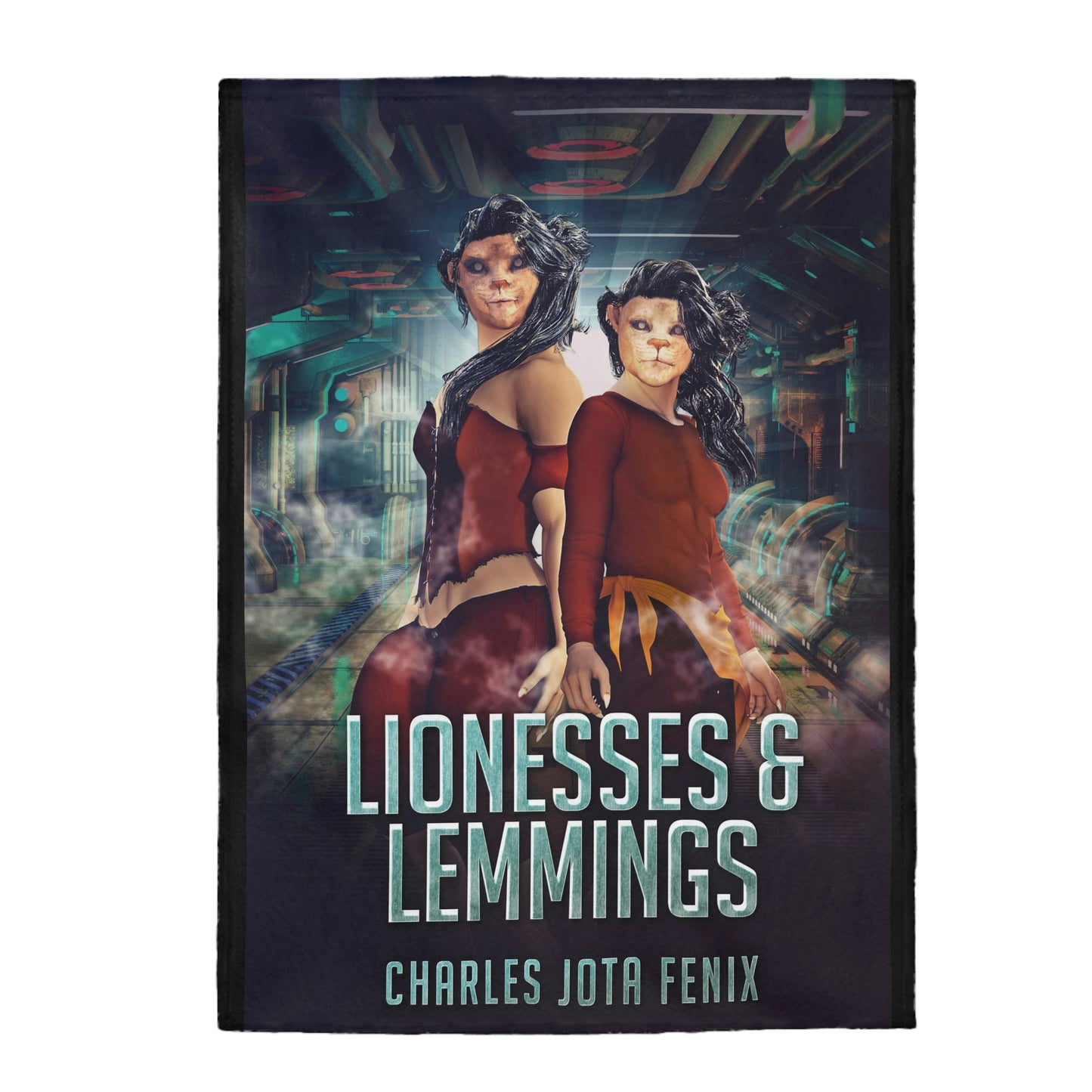 Lionesses & Lemmings - Velveteen Plush Blanket