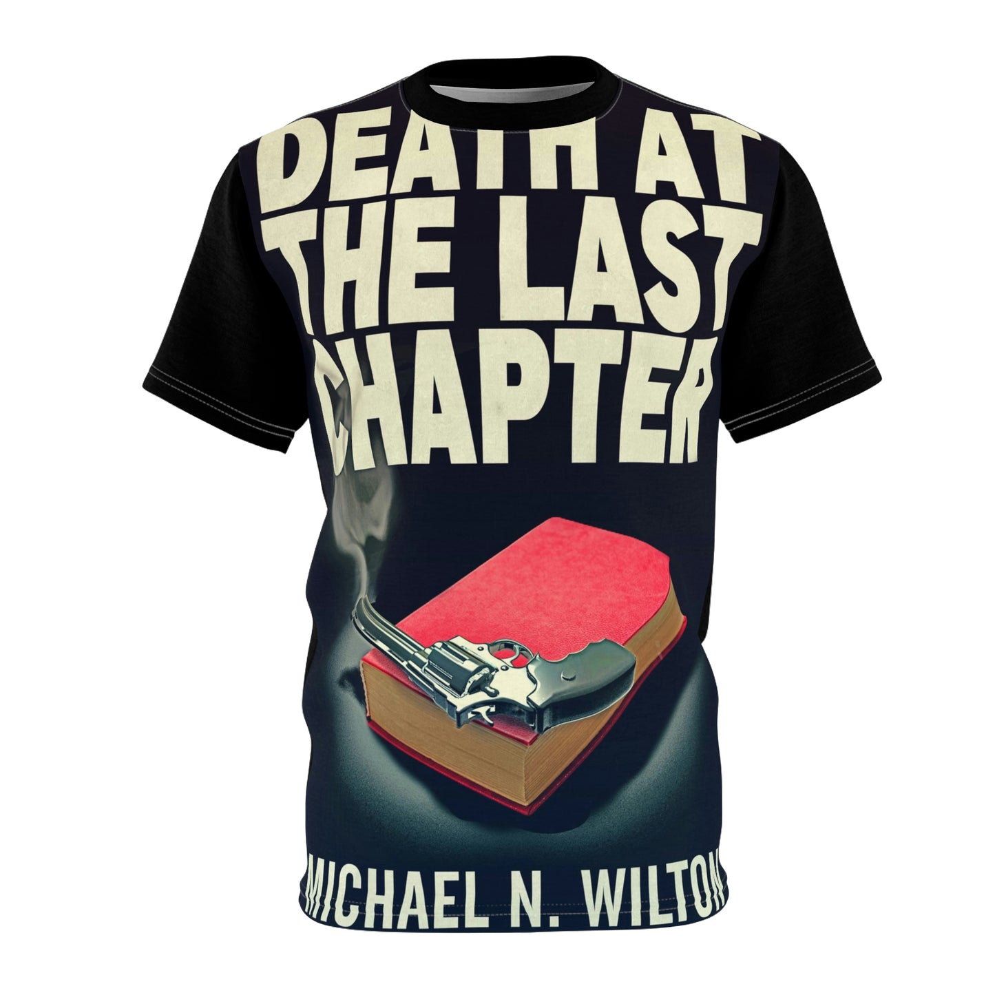 Death At The Last Chapter - Unisex All-Over Print Cut & Sew T-Shirt