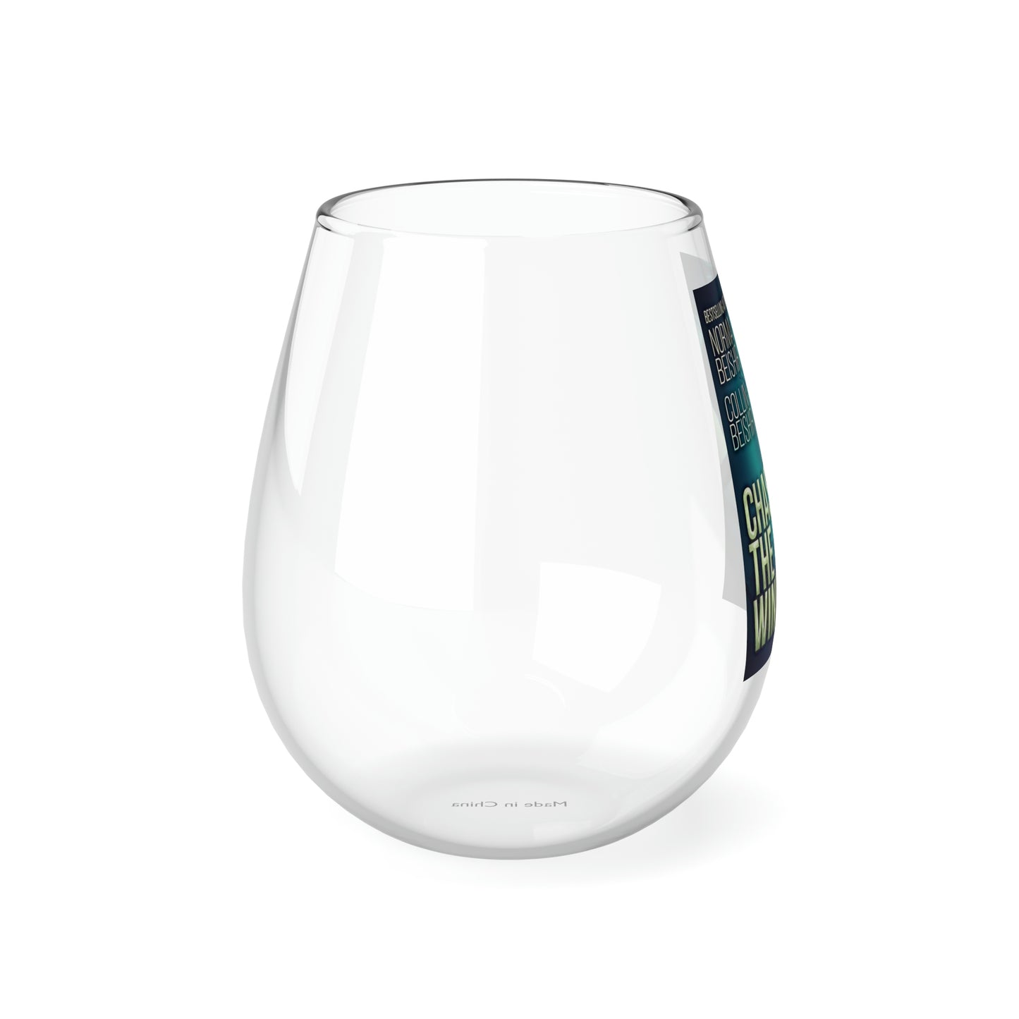 Chasing The Wind - Stemless Wine Glass, 11.75oz