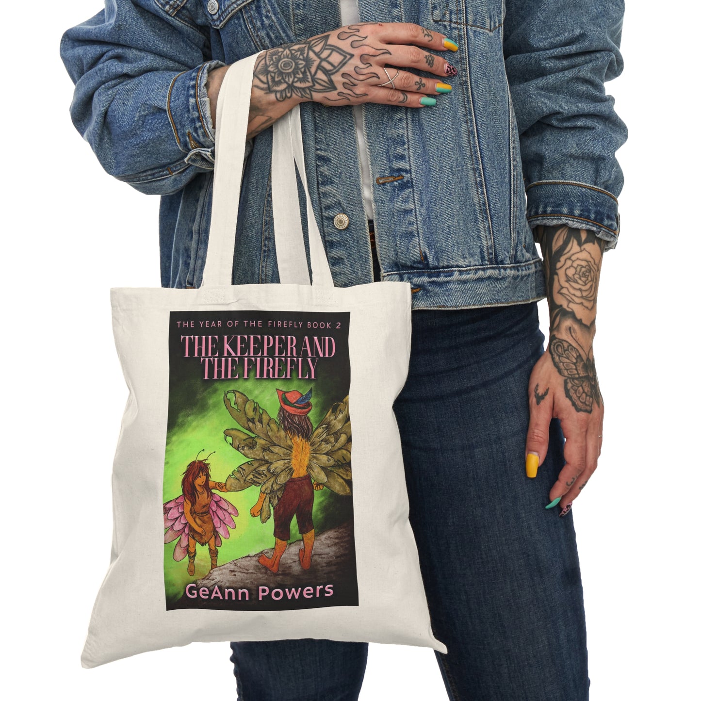 The Keeper And The Firefly - Natural Tote Bag