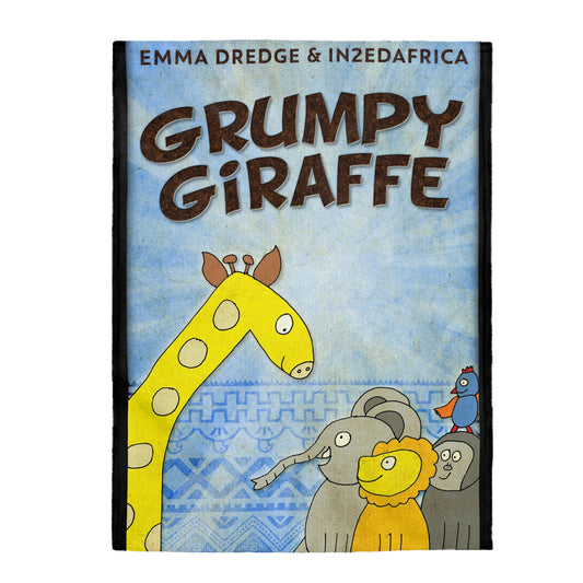 Grumpy Giraffe - Velveteen Plush Blanket