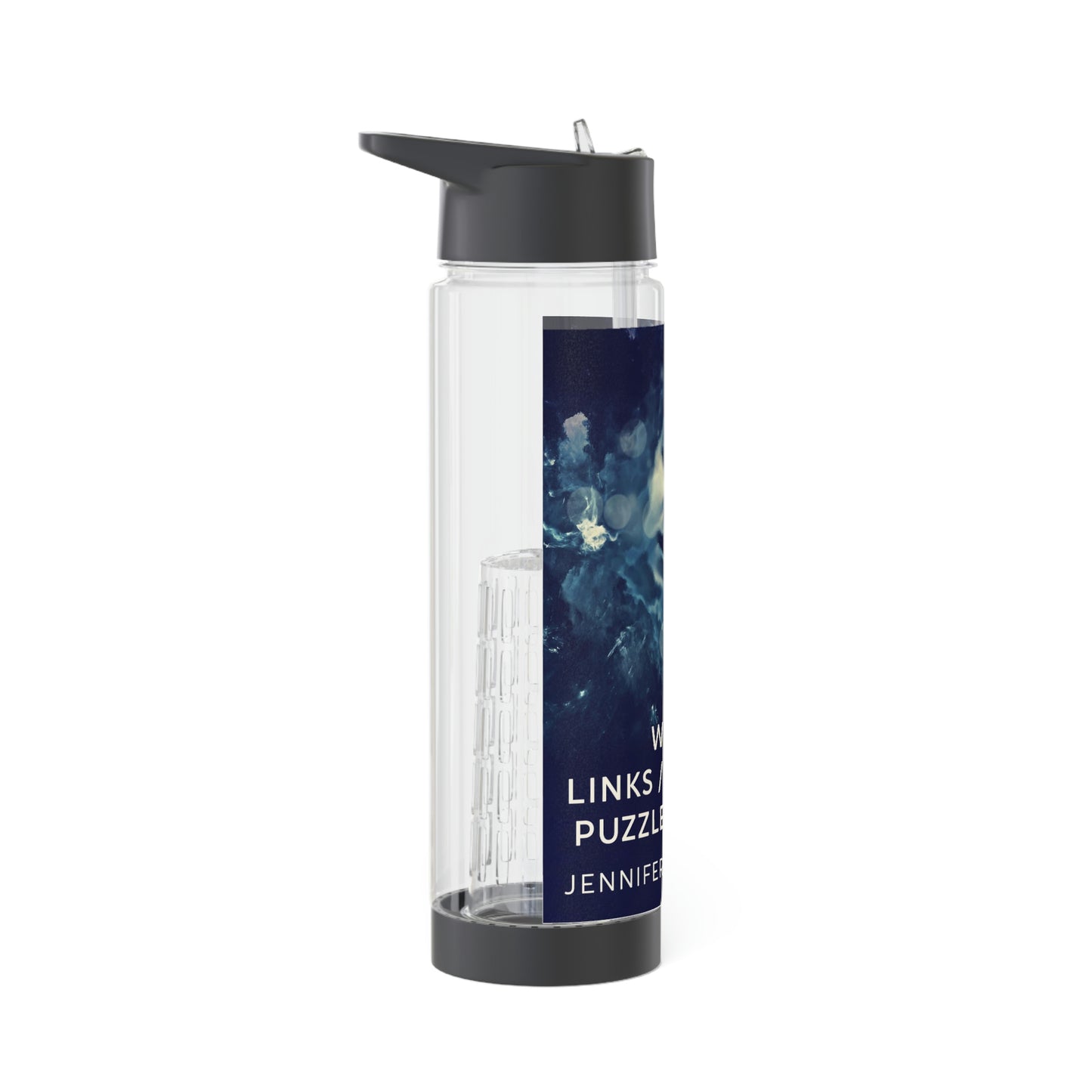 When Links / Blanks / Puzzles Linger - Infuser Water Bottle