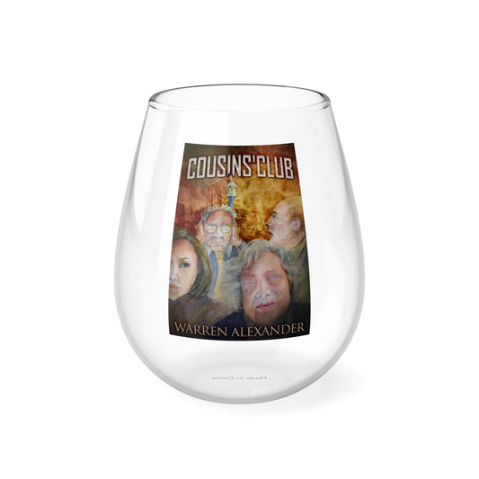 Cousins' Club - Stemless Wine Glass, 11.75oz