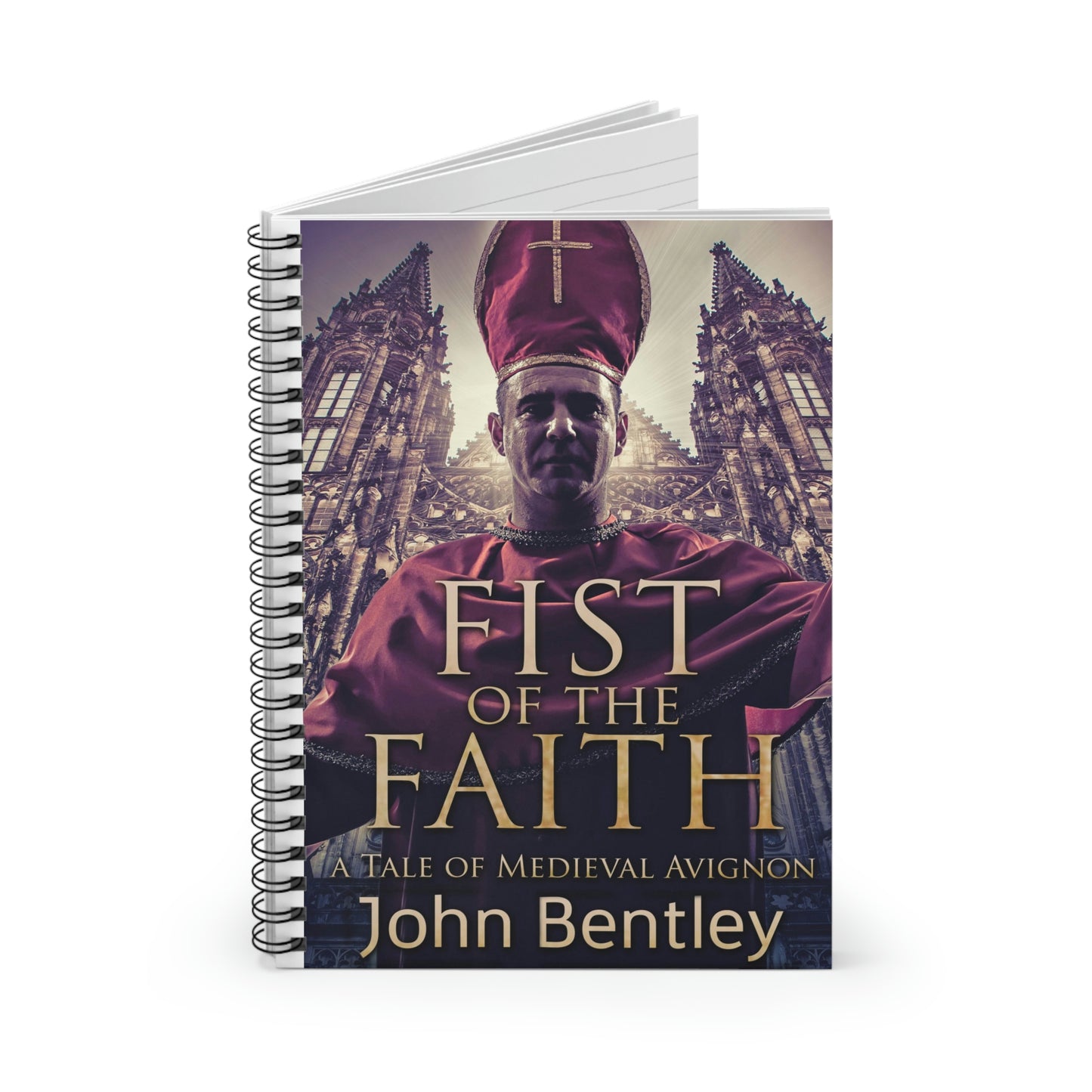 Fist Of The Faith - Spiral Notebook