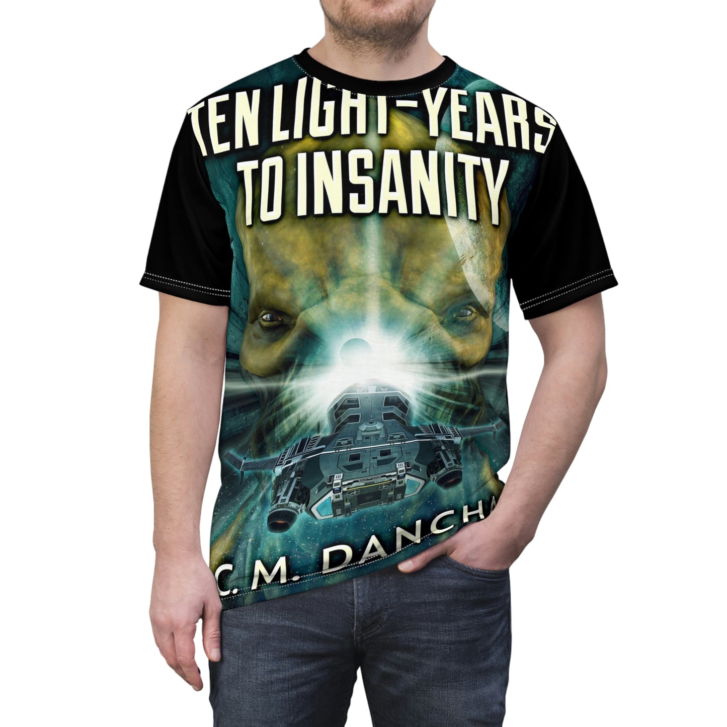 Ten Light-Years To Insanity - Unisex All-Over Print Cut & Sew T-Shirt