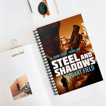 Steel And Shadows - Spiral Notebook