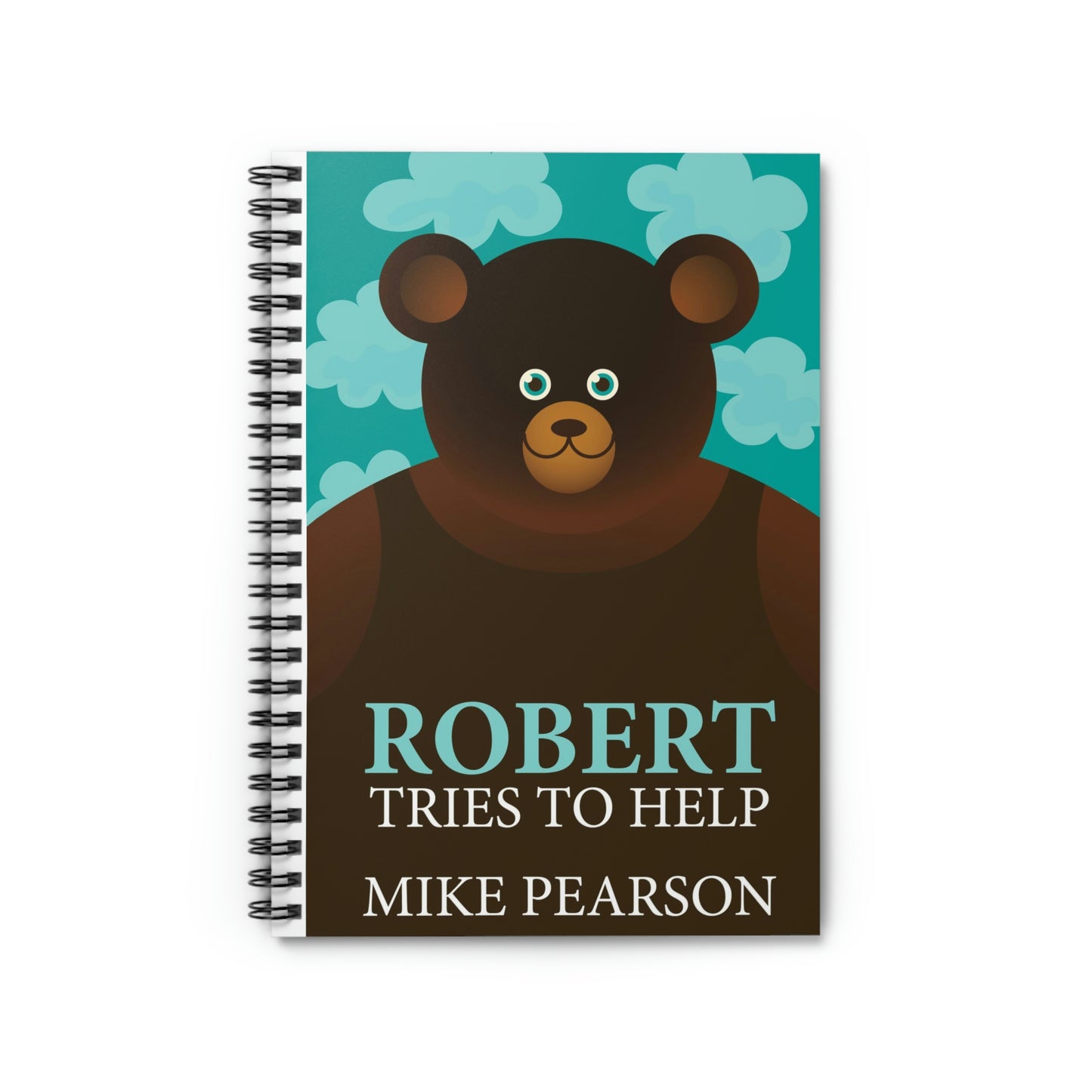 Robert Tries To Help - Spiral Notebook