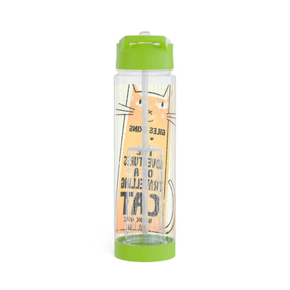 The Adventures Of A Travelling Cat - Infuser Water Bottle