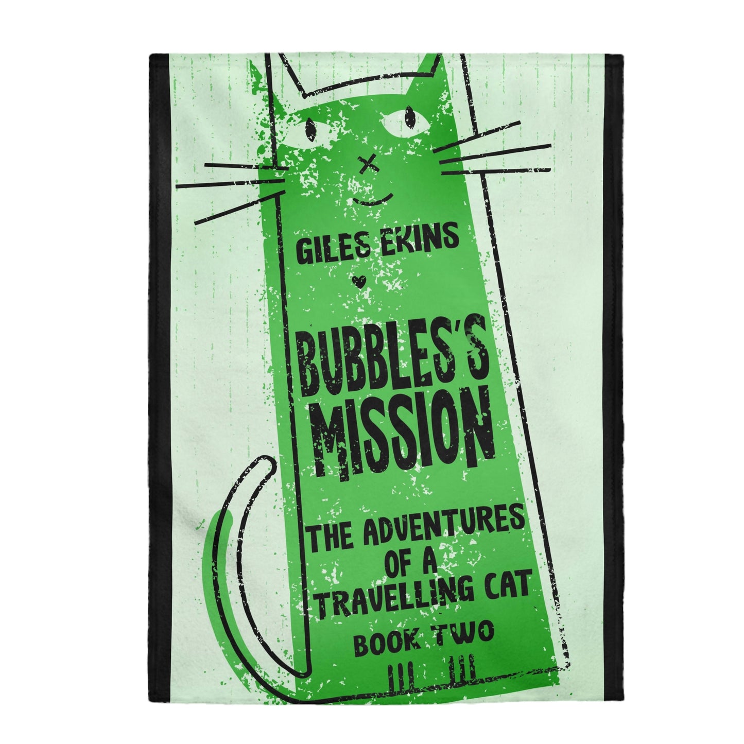 Bubbles's Mission - Velveteen Plush Blanket